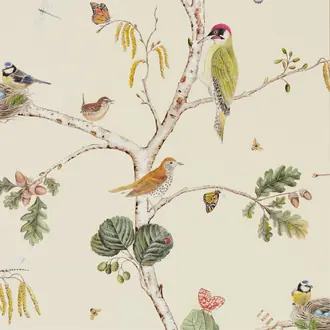 Woodland Chorus Cream Multi 215703