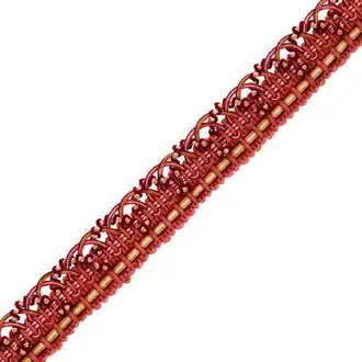 1.25" Le Musee Silk Scalloped Braid 982-27893-670