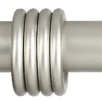 Byron & Byron Manor 45mm Burnished Silver Curtain Pole Haggerston Finial