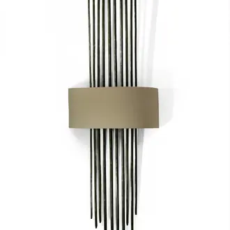 Flynn Caged Wall Light TWL38 Bronzed