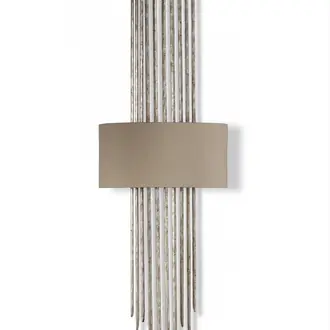 Flynn Caged Wall Light TWL38 Decayed Silver
