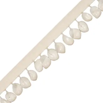 White Moonshell Fringe 979-30699-1