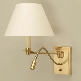 Bordon Swing Arm Reading Wall Light WA0368.BR