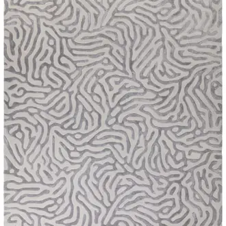 Coral Silver Rug
