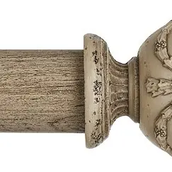 Byron & Byron Manor 45mm Manor Grey Curtain Pole Victoria Finial
