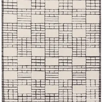 Empire Cream Black Rug