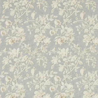 Magnolia and Pomegranate Grey Blue Parchment 225505
