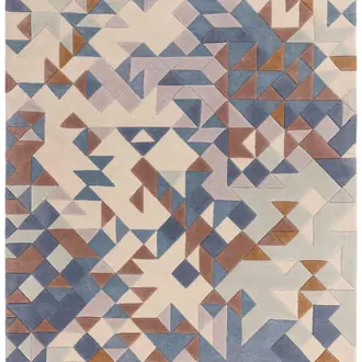 Enigma Blue Multi Rug