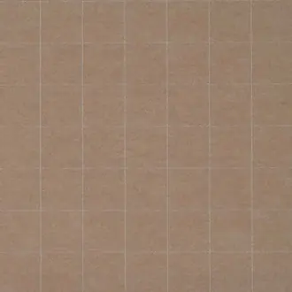 Vinyl Savile Suiting Plaid White on Tan 2149