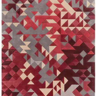 Enigma Red Multi Rug