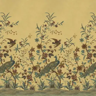 Peacock Toile Scene 1 PJD6013-01