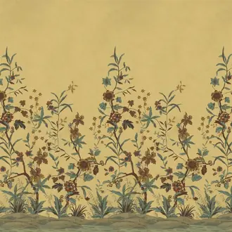 Peacock Toile Scene 2 PJD6014-01