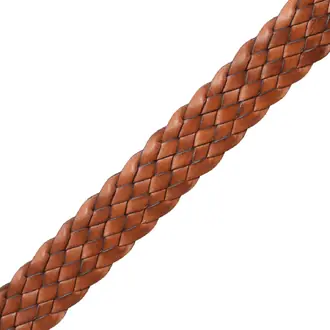 1" Woven Italian Leather Braid 973-40306-13