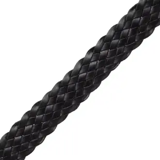 1" Woven Italian Leather Braid 973-40306-6