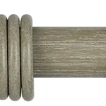 Byron & Byron Manor 55mm Station Grey Curtain Pole Newington Finial