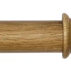 Byron & Byron Rustica 55mm English Oak Curtain Pole Chantilly Finial