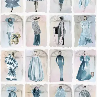 Couture Carousel with Windows 175-2010M