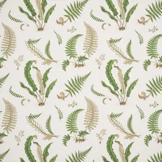 Ferns Linen Stone Green R1324-1