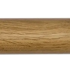 Byron & Byron Rustica 35mm English Oak Curtain Pole Lyon Finial