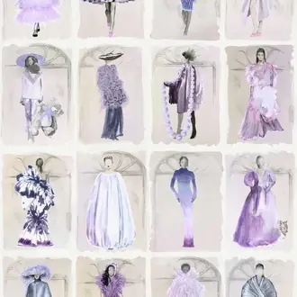 Couture Carousel with Windows 175-2011M