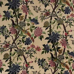 Hydrangea Bird Original Rose Biscuit R1355-3