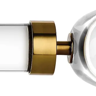 Byron & Byron Halo 35mm Burnished Brass Curtain Pole Luna