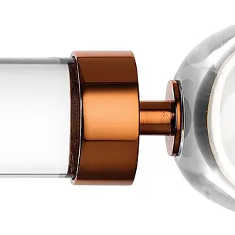 Byron & Byron Halo 35mm Copper Curtain Pole Luna