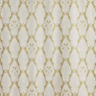 Boxing Hares Fabric Gold