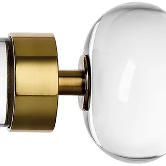 Byron & Byron Halo 35mm Burnished Brass Curtain Pole Stellar