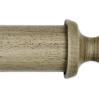 Byron & Byron Barnwood 35mm Barnwood Cream Curtain Pole Carbis