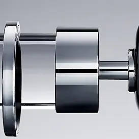 Byron & Byron Halo 35mm Chrome Curtain Pole Stellar