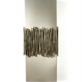 Matchstick Wall Light TWL64 Burnt Silver