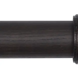 Byron & Byron Rustica 45mm Burnt Oak Curtain Pole Remy Finial