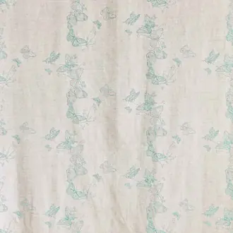 Butterflies Fabric Ice Blue