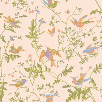 Hummingbirds Printed
