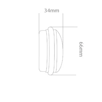 Jones Seychelles 40mm Blush Curtain Pole End Cap Finial