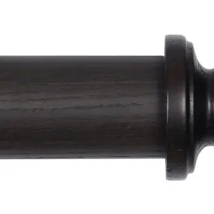Byron & Byron Rustica 35mm Burnt Oak Curtain Pole Lyon Finial