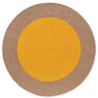 Festival Round Yellow 496306 Rug