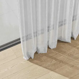 Pure White Pinstripe 3301-200