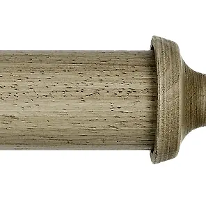 Byron & Byron Barnwood 35mm Barnwood Cream Curtain Pole Saltash