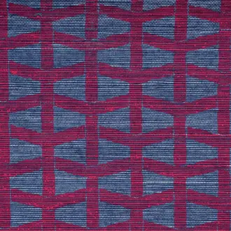 Lattice Magenta on Peacock Manila Hemp 2064