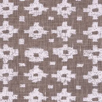 Tulu Cloth Bangalore Beige on Granite Canvas Linen 8439