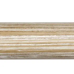 Byron & Byron Rustica 45mm Limed Oak Curtain Pole Remy Finial