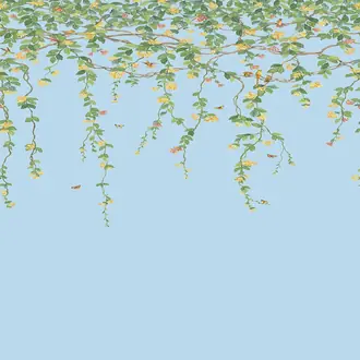 Hummingbirds Flora Printed