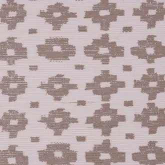 Tulu Cloth Kulfi Cream on White Manila Hemp 8433