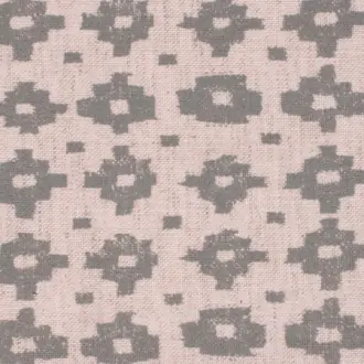 Tulu Cloth Mysore Silver on Japanese Linen 8436