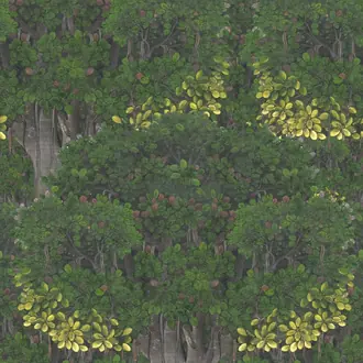 Savage Leaves WP20466