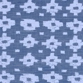 Tulu Cloth Nepalian Bay on Blue Cascade Canvas Linen 8437