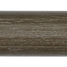 Byron & Byron Barnwood 35mm Barnwood Green Curtain Pole Ribbed Endcap