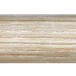 Byron & Byron Rustica 35mm Limed Oak Curtain Pole End Cap Finial
